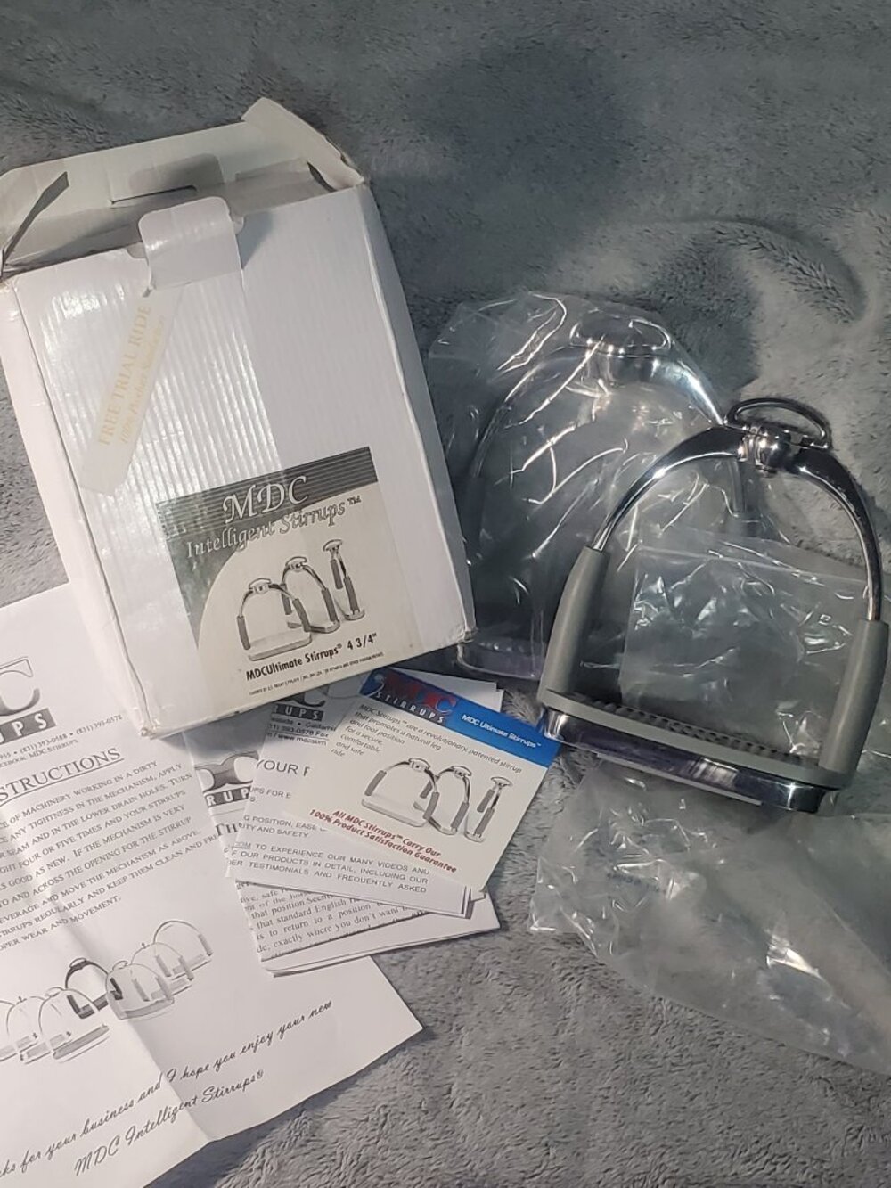 MDC Ultimate Stirrups - 4 3/4" - New in the box with all paperwork